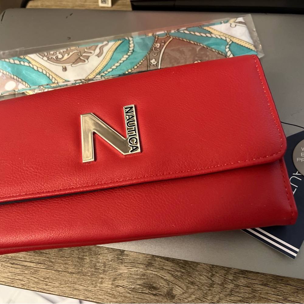 Nautica Bold Red Women's Wallet
